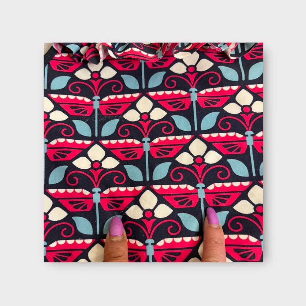 Tea Collection Pattern Halter Swim Top - Picture 5 of 6